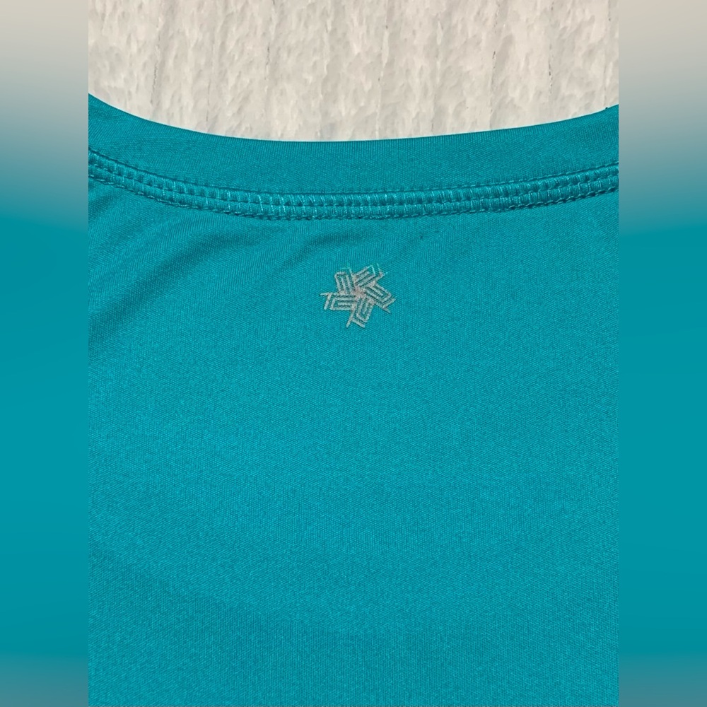 Basic Athletic Tee - Teal Women's Top - Picture 4 of 4